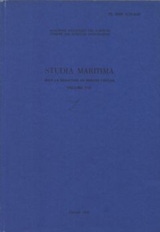 Studia Maritima. 1990, Vol. 8