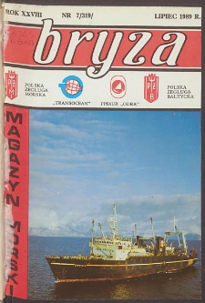 Bryza : magazyn morski. 1989, nr 7