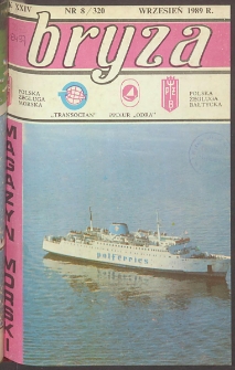 Bryza : magazyn morski. 1989, nr 8