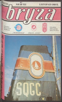 Bryza : magazyn morski. 1989, nr 11