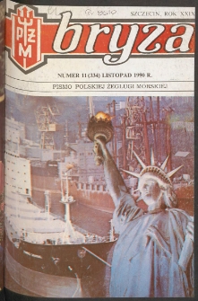 Bryza : pismo załogi Polskiej Żeglugi Morskiej. 1990, nr 11