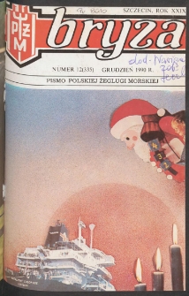 Bryza : pismo załogi Polskiej Żeglugi Morskiej. 1990, nr 12