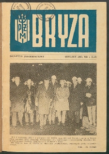 Bryza : biuletyn informacyjny Polskiej Żeglugi Morskiej. 1972, nr 1