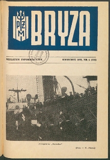 Bryza : biuletyn informacyjny Polskiej Żeglugi Morskiej. 1972, nr 4