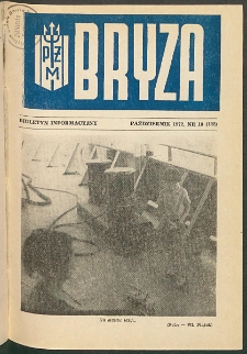 Bryza : biuletyn informacyjny Polskiej Żeglugi Morskiej. 1972, nr 10