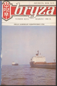 Bryza : biuletyn informacyjny Polskiej Żeglugi Morskiej. 1980, nr 3