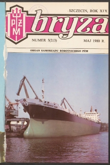 Bryza : biuletyn informacyjny Polskiej Żeglugi Morskiej. 1980, nr 5