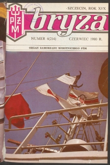 Bryza : biuletyn informacyjny Polskiej Żeglugi Morskiej. 1980, nr 6