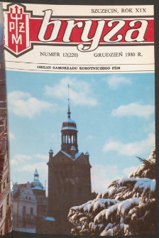 Bryza : biuletyn informacyjny Polskiej Żeglugi Morskiej. 1980, nr 12