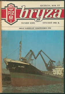 Bryza : biuletyn informacyjny Polskiej Żeglugi Morskiej. 1981, nr 1