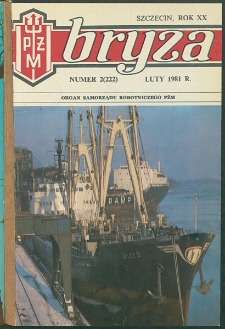 Bryza : biuletyn informacyjny Polskiej Żeglugi Morskiej. 1981, nr 2
