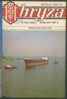 Bryza : biuletyn informacyjny Polskiej Żeglugi Morskiej. 1981, nr 4