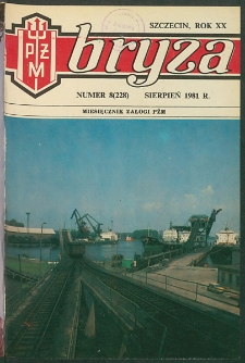 Bryza : biuletyn informacyjny Polskiej Żeglugi Morskiej. 1981, nr 8