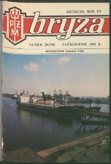 Bryza : biuletyn informacyjny Polskiej Żeglugi Morskiej. 1981, nr 10