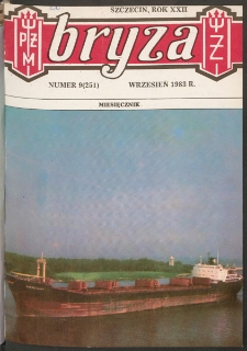 Bryza : biuletyn informacyjny Polskiej Żeglugi Morskiej. 1983, nr 9