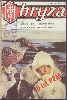 Bryza : pismo Polskiej Żeglugi Morskiej. 1991, nr 1