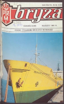 Bryza : pismo Polskiej Żeglugi Morskiej.1991, nr 3