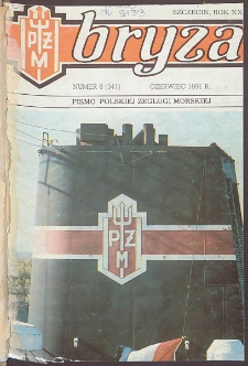 Bryza : pismo Polskiej Żeglugi Morskiej. 1991, nr 6