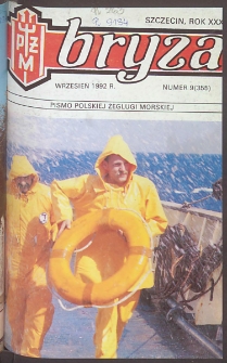 Bryza : pismo Polskiej Żeglugi Morskiej. 1992, nr 9