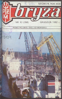 Bryza : pismo Polskiej Żeglugi Morskiej. 1992, nr 12