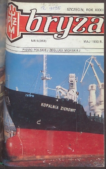 Bryza : pismo Polskiej Żeglugi Morskiej. 1993, nr 5