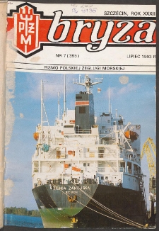 Bryza : pismo Polskiej Żeglugi Morskiej. 1993, nr 7