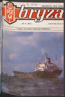 Bryza : pismo Polskiej Żeglugi Morskiej. 1993, nr 8