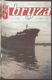 Bryza : pismo Polskiej Żeglugi Morskiej. 1995, nr 11